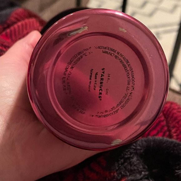 Starbucks Stainless Steel Berry Pink Large 24 oz Tumbler Cold Cup - Picture 4 of 14